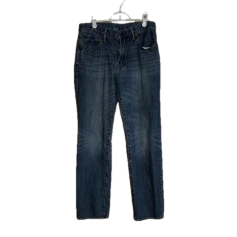 Gap Denim Mens Blue Jeans Straight Leg Label Reads Size 31/32